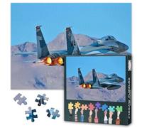 Combattente Jet 1000 puzzle per adulti, combattenti aerei, puzzle impossibile sfidare, 50 x 70 cm