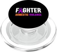 Combattente per la violenza domestica - Consapevolezza della violenza domestica PopSockets PopGrip per MagSafe