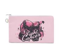Combattere il cancro personalizzato tela portamonete cambiamento borsa portafoglio piccolo trucco borse per uomo donna 19,1 x 11,7 cm, Stile:, Taglia unica, MHXYZHW