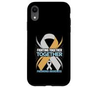 Combattere la consapevolezza della polmonite delle malattie respiratorie Custodia per iPhone XR