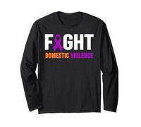 Combattere la violenza Domestica - Consapevolezza della violenza Domestica Maglia a Manica