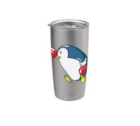 Combattere Penguin boxe in MMA Bicchiere termico in acciaio inox doppia parete