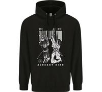 Combatti Come Se Fossi Morto MMA Kenjutsu Kendo Iaido Felpa Per Bambini