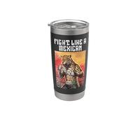 Combatti come un giaguaro messicano - Boxe Bicchiere termico in acciaio inox doppia parete