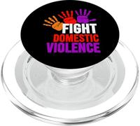 Combatti la violenza domestica - Consapevolezza della violenza domestica PopSockets PopGrip per MagSafe