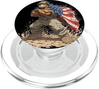 Combatti l'orso pronto nei colori militari per l'America Colori PopSockets PopGrip per MagSafe