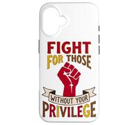 Combatti per chi non ha privilegi Equality Design Custodia per iPhone 16