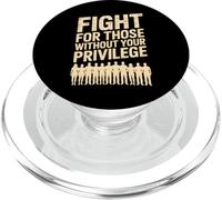 Combatti per l'uguaglianza e la giustizia Dichiarazione in PopSockets PopGrip per MagSafe