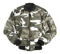 Combattimento Militare Esercito Ma1 Volo Pilot Bomber Hombres Mimetica Giacca Ur