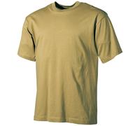 Combattimento Militare T-Shirt Hombres Esercito Di Polizia Plain Top 100% Coyote