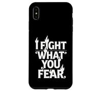 Combatto ciò che temi Brave Service Progettazione grafica Custodia per iPhone XS Max