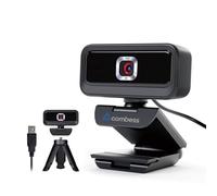 Combess Webcam 4K per PC, fotocamera per computer desktop, webcam USB con treppiede, 2 microfoni con riduzione del rumore, copertura privacy integrata, per PC/Zoom/Skype/Team/Laptop/MacBook/Windows
