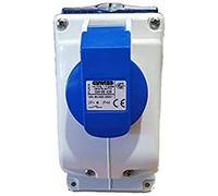 Presa interbloccata Gewiss verticale 2P+T 16A IP44 GW66426