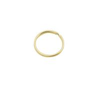 CombiCraft 10 portachiavi dorati 20 mm, dimensioni interne 17 mm, anelli portachiavi, portachiavi in acciaio, portachiavi in acciaio, anelli in acciaio per progetti hobby, oro, 20 mm