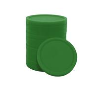 CombiCraft Carrello Spesa in plastica Vuoto Misura Moneta € 1 Verde - 100 Pezzi