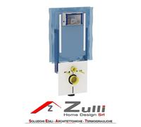 Combifix Italia Sigma8 per WC sospeso, 109 cm, con allacciamento per sistema d'a