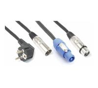 Combikabel ? PD Connex LAP20 combikabel voor lichteffecten, 20 meter. Twee kabels in één! (176738)