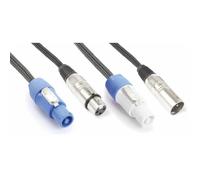 Combikabel ? PD Connex LDP15 combikabel voor lichteffecten, 15 meter. Twee kabels in één! (176728)