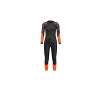 Muta in neoprene Zeal Hi-Vis Open Water manica lunga arancio nero donna - M