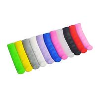 Combinare le maniche del freno in silicone per mountain bike e bici da strada, copertura comoda e leggera (blu)