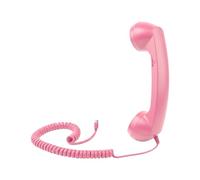 Combinata telefonica retrò di tipo C - Ricevitore cellulare cablato, comunicazione domestica classica, design ergonomico, accessorio per microfono resistente, complemento telefonico elegante |