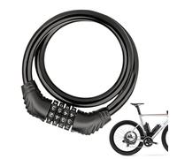 Combination Bike Lock, Anti-Theft Cycling Device, Heavy Duty Security Gear, 25.59 inches, Resettable Code Mechanism, Theft Protection Solution, for Road, Mountain, City, Rack, Youth, Teens