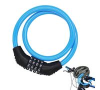 Combination Bike Lock, Anti-Theft Cycling Device, Heavy Duty Security Gear, 25.59 inches, Resettable Code Mechanism, Theft Protection Solution, for Road, Mountain, City, Rack, Youth, Teens
