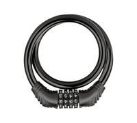 Combination Bike Lock, Heavy Duty Anti-Theft Cable, 25.59inches, 4-Digit Resettable Lock Mechanism, Weather-Resistant Steel Wire, Ideal for Youth Bikes, Mountain, Road, City, Rack, Black/Blue/Pink