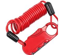 Combination Cable Lock, AntiTheft Safety Password Lock, MultiPurpose Cycling Accessories for Motorcycle Scooters Electric Motorcycles Mopeds, Security Cable for Outdoor Riding Storage Parking