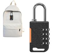 Combination Lock - 4 Digit Heavy Duty Security Padlock Strong, Zinc Alloy Protective Locking Device | Weather Resistant Anti Theft Safety Guard Reliable Access Control for Home School Gym Suitcase Lug