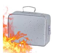 Combination Lock Document Organizer - Fireproof Safe Storage Box, Robust andReliable | Ideal For Passport andArchive, Electronics andCertificates, Card andJewelry, Documents andValuables, Protect