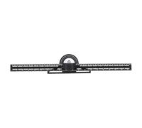 Combination Square Aluminum Alloy Sliding 20 Inch Angle Ruler Work for Various Projects Black