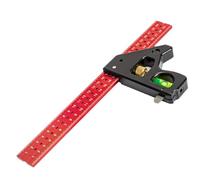 Combination Square - Professional Stainless Steel Level Tool, Construction Measuring Tool Durable Heavy Duty Accessory for Workshop Use| Welding Tools Woodworking With Precision Ruler Design Accurate
