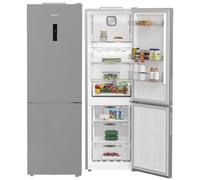 Hotpoint Ariston HPK 26362 XP4E Frigorifero combinato a libera installazione, Dual no frost, 60cm, Classe E, Silver, 37 dbA,