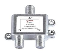 Combinatore Diplexer Amplificatore Di Segnale - Segnale TV E Satellitare | Combinatore Coassiale Ad Alta Frequenza | Splitter Di Coassiale Con Porta A 2 Vie 2 In 1 Per HDTV, Antenne, Ricevitori