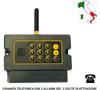 COMBINATORE TELEFONICO GSM 2 CANALI 2 ATTIVAZIONI CONFERMATE ASCOLTO AMBIENTALE