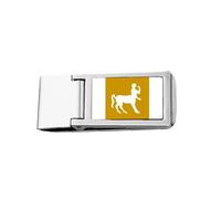 Combinazione Abilità feroci Dei Bestie all'estero Slim Money Clip Acciaio Titolare Tasca Portafoglio