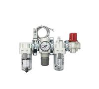 Combinazione aria filtro aria + regolatore + lubrificatore + valvola limitatrice di pressione a 3 vie serie AC-B con manometro AC20-02G-SV-B AC30(AC30-03G-V-B)