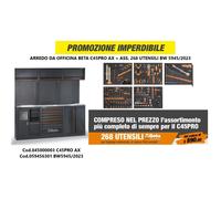 Combinazione Arredo Officina C45PRO - Beta C45PRO AX + ASS 268 utensili BW 5945/