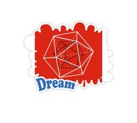 Combinazione Che circonda Lo Spazio matematico Geometrico Adesivi Citazione Sogno Decalcomanie in Vinile