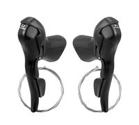 Combinazione del freno del cambio, leva del cambio, cambio multi velocità, 2 cavi a velocità variabile e 2 fili del freno per mountain bike, sistema di cambio da 2,4 a 2,4 cm di diametro, per bici da