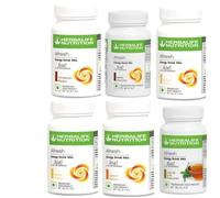 Combinazione di 6 bottiglie di Herbalife Afresh Energy Drink Mix Tea in tutti...
