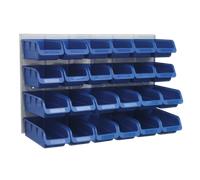 Combinazione Di Bin E Pannello 24 Bins - Blu | TPS131 Sealey Nuovo