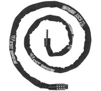 Combinazione di Blocco per Bici Lucchetto A Catena per Bici 65-150 Cm Antifurto Portatile 4 Codici di Sicurezza Antifurto per Bicicletta Accessori per Bici da Strada MTB, 150cm