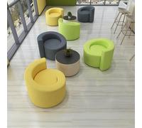 Combinazione di divani modulari per negoziazione aziendale, divani e sgabelli appositamente progettati per negozio, lobby della banca, museo d'arte (2 pezzi)