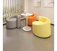 Combinazione di divani modulari per negoziazione aziendale, divani e sgabelli appositamente progettati per negozio, lobby della banca, museo d'arte (2 pezzi)