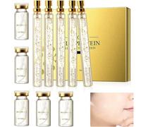 Combinazione di filo proteico solubile ed essenza nano-oro, siero facciale dorato, collagene attivo, siero lifting del filo di seta, anti-invecchiamento, cura della pelle idratante (kit B)