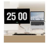 Combinazione di monitor a doppio schermo for notebook supporto due in uno esterno for computer staffa braccio meccanico desktop rialzo radiatore pieghevole sospeso ripiano verticale regolabile tablet