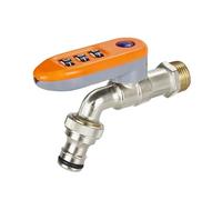 Combinazione di Nuyhadd Lock Garden Tap - delle valvole di irrigazione per esterni con codice | Dispositivo valvola per l'acqua per l'appartamento in affitto Studente Dormitory Farm House Gard