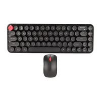 Combinazione di Tastiera e Mouse per Macchina da Scrivere, Trasmissione Stabile a 2,4 GHz Cordless DPI Regolabile Tastiera per Macchina da Scrivere retrò Copritasti Rimovibili
